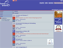 Tablet Screenshot of horse-events.at